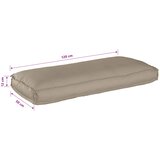  Jastuk Sivo-smeđa 120 x 50 x 12 cm Oxford tkanina | shoptok.hr