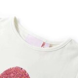vidaXL Dječja majica prljavo bijela boja 92 | shoptok.hr