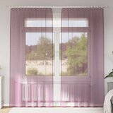 vidaXL Voile zavjese s petljama 2 kom ljubičaste 140x245 cm | shoptok.hr