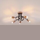 Nice Lamps Črna/v naravni barvi stropna svetilka 15x61 cm Tumber – | Shoptok.si