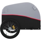 Prikolica za bicikl crno-crvena 45 kg željezna | Eponuda.com