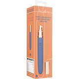 Loveline Travel - punjivi vibrator s držačem lubrikanta (pastelno plava) | shoptok.hr