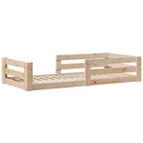 vidaXL Posteljni okvir brez vzmetnice 90x200 cm trdna borovina | Shoptok.si