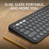 Logitech Tipkovnica Pebble Keys 2 K380s, brezžična, grafit | Shoptok.si