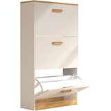 MID.YOU OMARA ZA ČEVLJE bela, medeni hrast | Shoptok.si