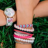 Kruzzel set za izradu narukvica od konca s diskovima za pletenje i perlicama | shoptok.hr