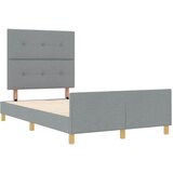  Krevetna konstrukcija Svjetlosiva 120 x 200 cm tkanina | shoptok.hr