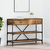vidaXL konzolna miza Star les 100x34.5x75 cm Umetni les | Shoptok.si