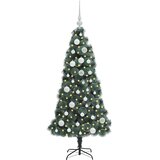  Umjetna pred-lit Christmas jelka s setom kuglica Zelena 120 cm | shoptok.hr