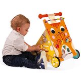 Janod drvena multi-aktivnosna kolica za učenje hodanja i vježbanje motorike cat baby | shoptok.hr