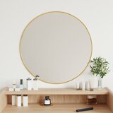 vidaXL Zidno ogledalo zlatno Ø 60 cm okruglo | shoptok.hr