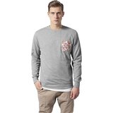 Urban Classics Contrast Pocket Crewneck grey/flower Cijene