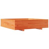  Vrtno cvetlično korito voščeno 100x100x26,5 cm trdna borovina, (21266410) | Shoptok.si