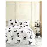 EnLora Home set pokrivač i dvije jastučnice Panda, 200 x 220 cm