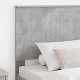 vidaXL Vzglavje z vzglavjem Betonsko siva 100 cm Konstruiran les | Shoptok.si