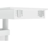  Zidni barski stol bijeli 102 x 45 x 103,5 cm konstruirano drvo | shoptok.hr