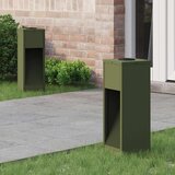 Sončna LED svetilka za pot 2 pcs Oljčno zelena Medenina, (5000112588) | Shoptok.si