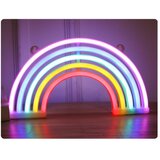 Dekorativna noćna lampa neonska duga LED na baterije | shoptok.hr