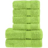  6-dijelni vrhunski set ručnika SOLUND zelena boja jabuke 600gsm | shoptok.hr