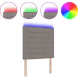  LED vzglavje z linijskim dizajnom Taupe 100 cm Tkanina, (22080246) | Shoptok.si
