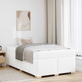 vidaXL Konstrukcija postelje Drugo Bela 120 x 200 cm Umetna koža | Shoptok.si