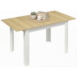 MID.YOU JEDILNA MIZA, bela, medeni hrast | Shoptok.si