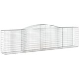  Lučne gabionske košare 20kom 400x50x100/120cm pocinčano željezo | shoptok.hr