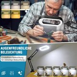 VEEMAGNI LED povečevalna lučka z 10x povečavo in stojalom | Shoptok.si