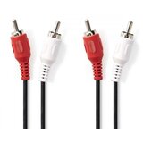 Nedis Stereo Audio Kabel 2x RCA m - 2x RCA m 1.5 m Crni Cijene
