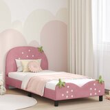  za djecu s uzglavljem Ružičasta 90 x 190 cm Baršun | shoptok.hr