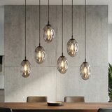  Visilica na sajli ASTRAL 6xE14/10W/230V crna/zadimljena | Eponuda.com
