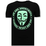 Local Fanatic Majice s kratkimi rokavi 112310471 Črna | Shoptok.si