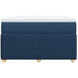 vidaXL Box spring postelja z vzmetnico modra 120x190 cm blago, (21309029) | Shoptok.si