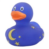 Lilalu patkica - rubber duck with moon and stars Cene