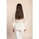 Fenzy Plus Size Bluza S Dugim Rukavima, Krem | shoptok.hr