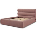 Bobochic Paris Svijetlo ružičasti tapecirani bračni krevet s prostorom za odlaganje s podnicom 160x200 cm Jagna – | shoptok.hr