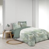 Douceur d intérieur Zelena bombažna posteljnina za zakonsko posteljo/podaljšana 240x220 cm Nymea – | Shoptok.si