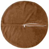  Presvlaka za jastuk 6 kom. HEERLEN Svijetlosmeđa Promjer 60 cm - Osnovni Svijetlosmeđa Promjer 60 cm | shoptok.hr