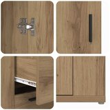  Kreveta Umjetnički hrast 100 x 33 x 59.5 cm Konstruirano drvo Slike