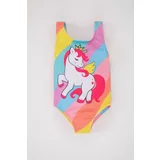 Defacto Baby Girl Unicorn Printed Swimwear