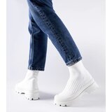 Gemre White sneakers with a flexible upper Varden | Shoptok.si