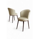 Hanah home set stolica (2 dela) risa cream brown | Eponuda.com