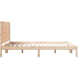  Dugi okvir kreveta bez madraca 140 x 220 cm masivno drvo | shoptok.hr