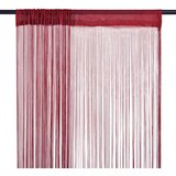vidaXL Končane Zavjese 2 kom 100x250 cm Bordo | shoptok.hr