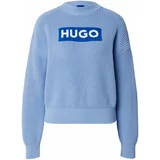 Hugo Pulover 'Sloger' plava / golublje plava / bijela