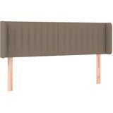  LED uzglavlje smeđesivo 147x16x78/88 cm od tkanine | shoptok.hr