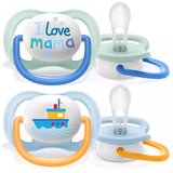 Philips tolažilna duda Ultra Air SCF080/01 - vel. 0-6 m - 2 kosa SCF080/01 | Shoptok.si