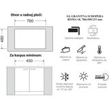 GL sudopera roma 1KO crna 780x500/215 mm | ePonuda.com