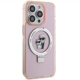  Original KARL LAGERFELD Hardcase maska za iPhone 15 Pro Max (Magsafe / Ringstand KC / pink) | shoptok.hr