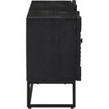 TV ormar s ladicama s policom s pohranom Crna 105 x 30 x 54 cm | Eponuda.com